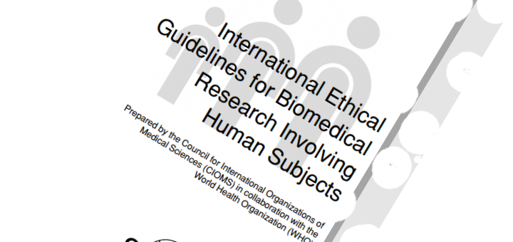 Ethical review, according to the ‘International Ethical Guidelines for Biomedical  Research Involving Human  Subjects ‘